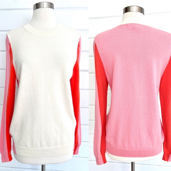 CHINTI & PARKER Color Block Crewneck Cashmere Sweater - M - Picture 1 of 12